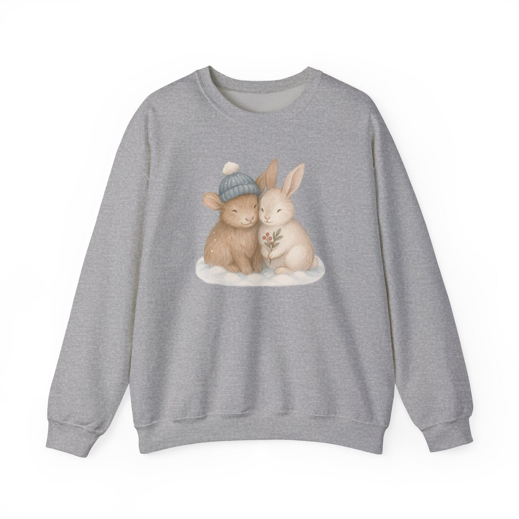 Cozy Woodland Bunnies Sweatshirt