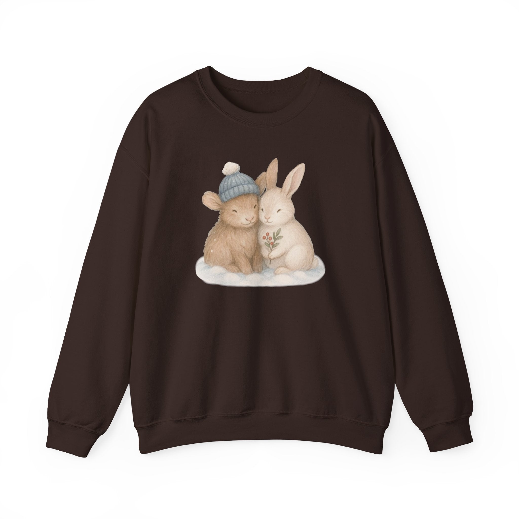 Cozy Woodland Bunnies Sweatshirt