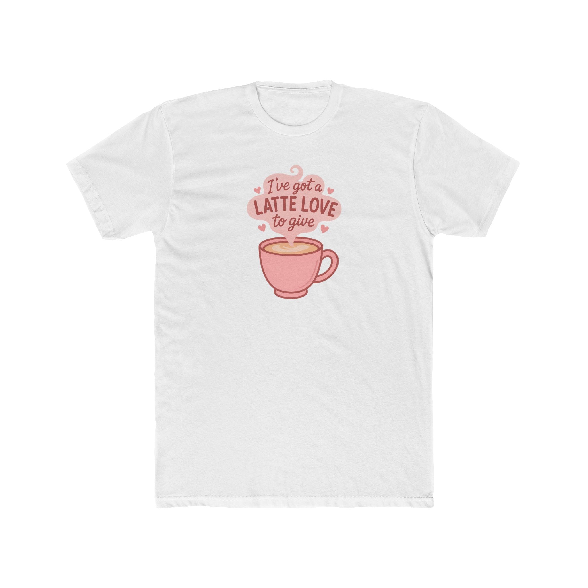Latte Love Tee – "I've Got a Latte Love to Give" Cute Coffee Graphic T-Shirt