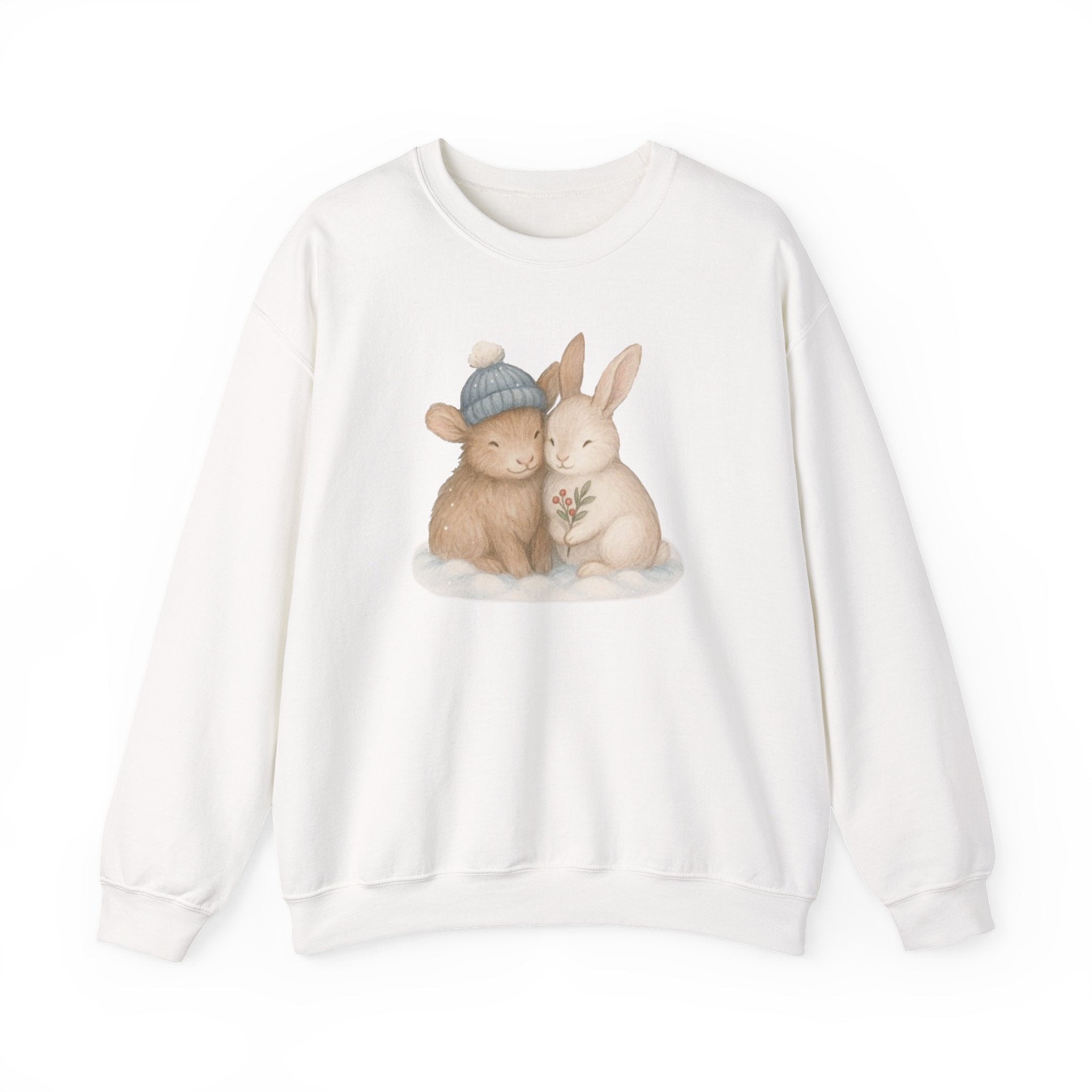 Cozy Woodland Bunnies Sweatshirt