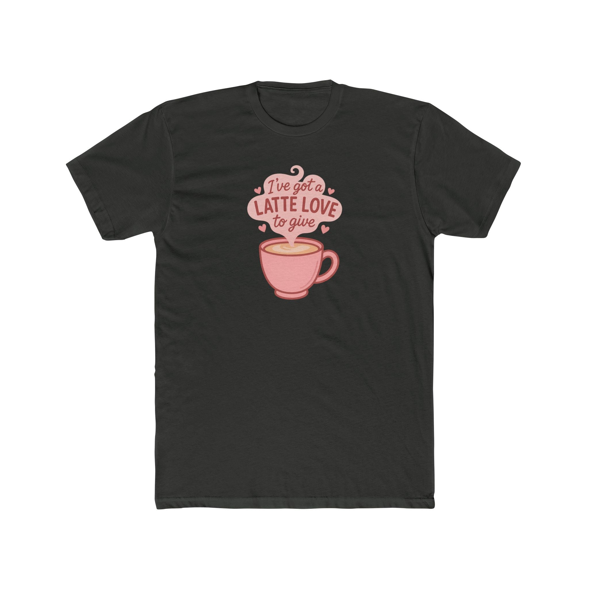 Latte Love Tee – "I've Got a Latte Love to Give" Cute Coffee Graphic T-Shirt
