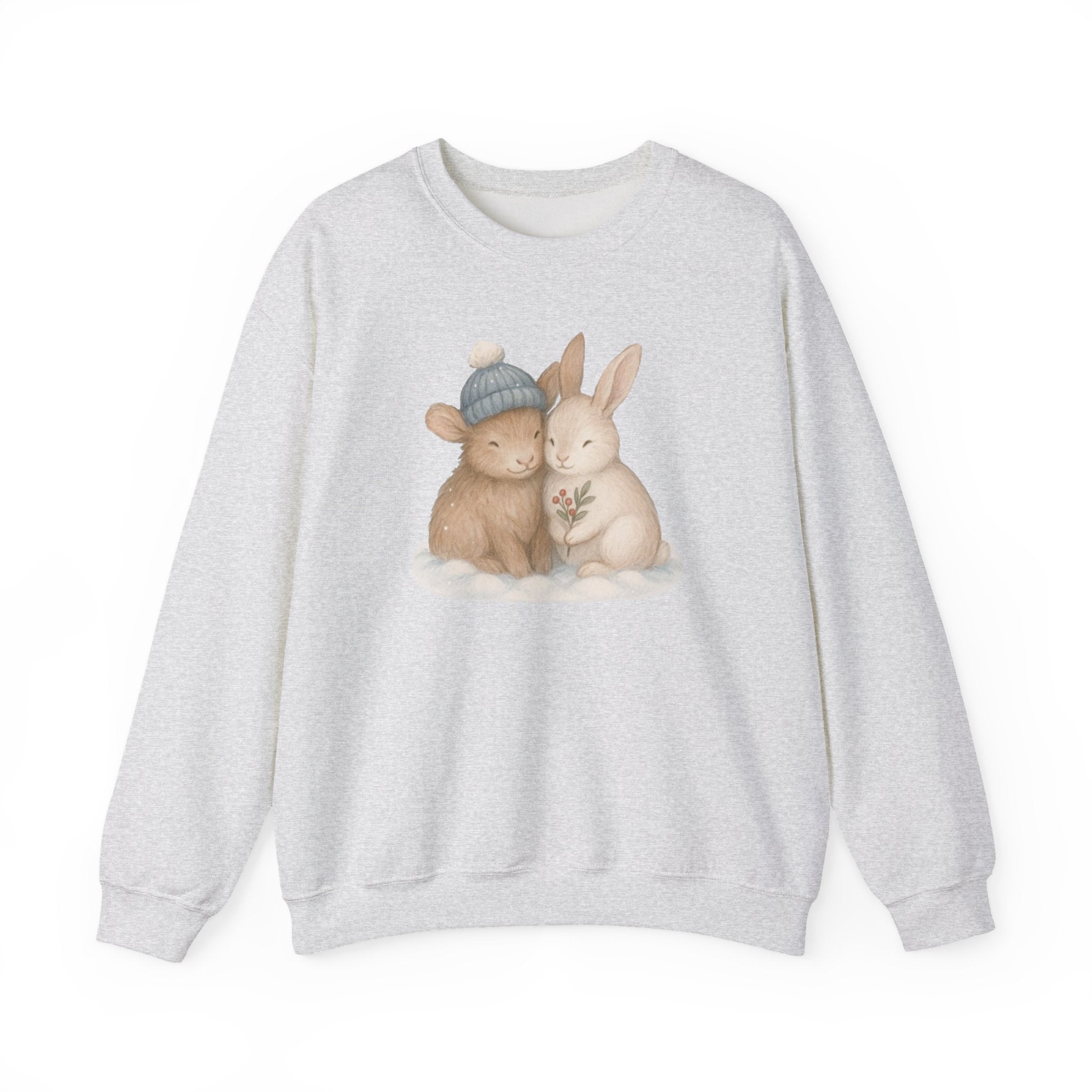 Cozy Woodland Bunnies Sweatshirt