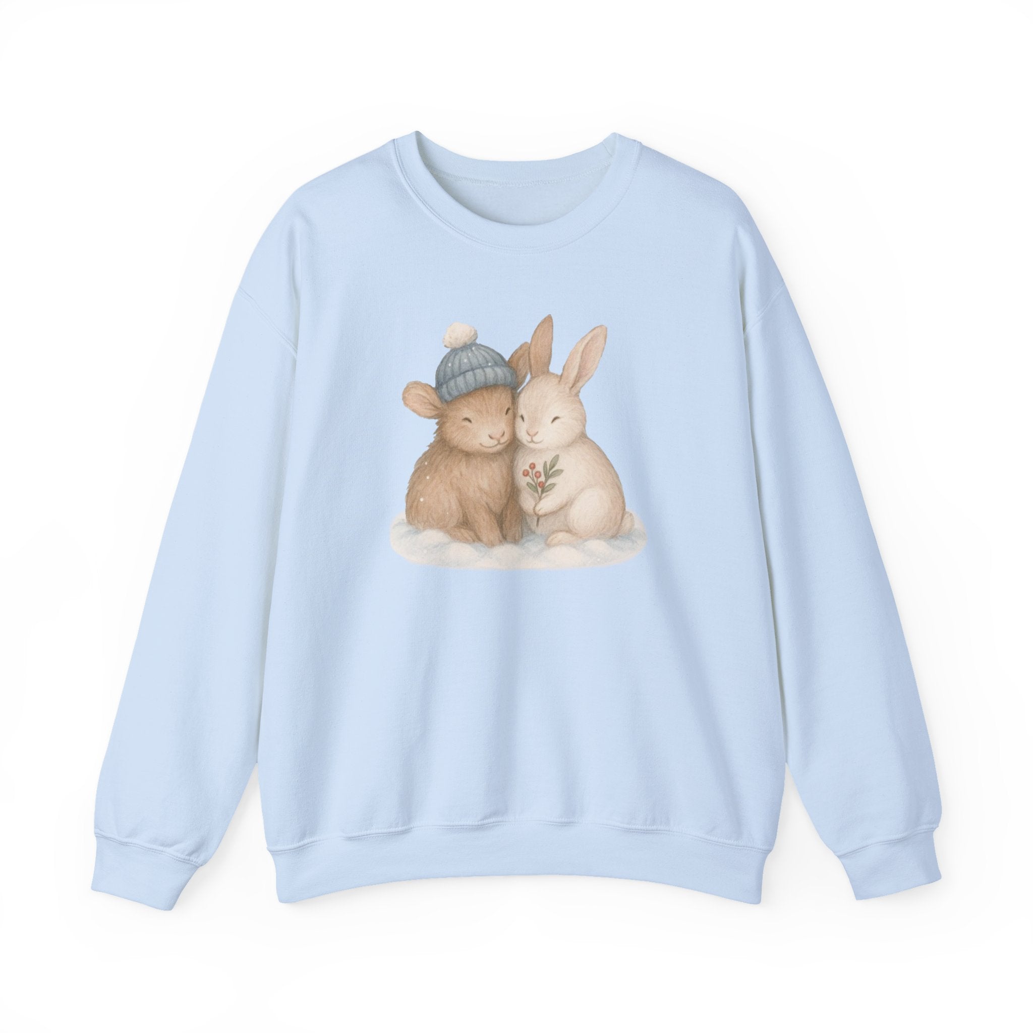 Cozy Woodland Bunnies Sweatshirt