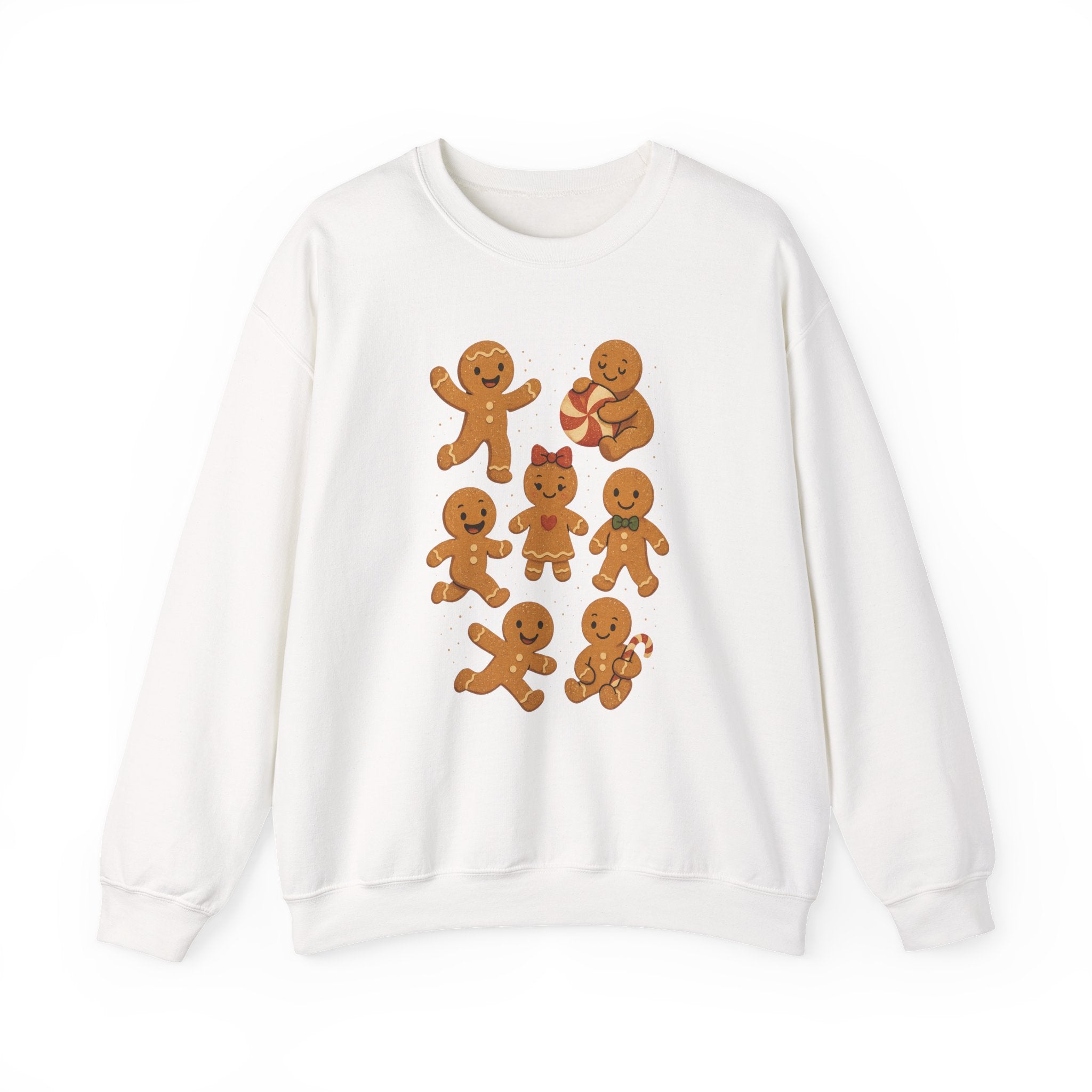 Gingerbread Crewneck Sweatshirt — Cute Holiday Cookie Family Design
