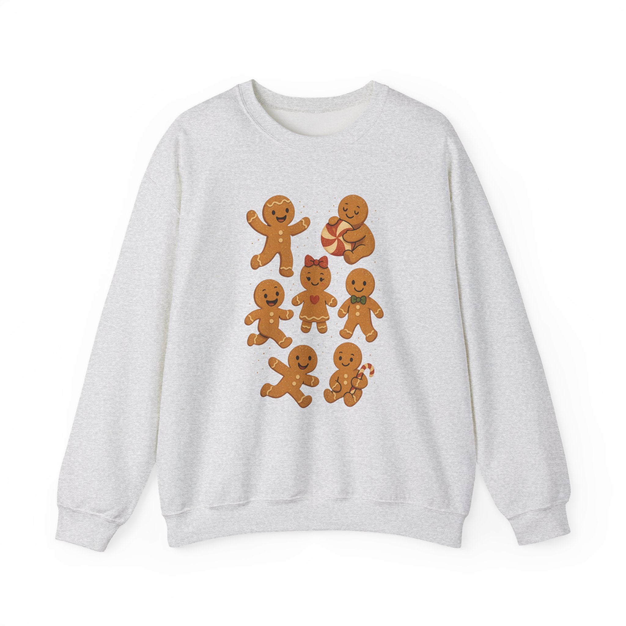Gingerbread Crewneck Sweatshirt — Cute Holiday Cookie Family Design