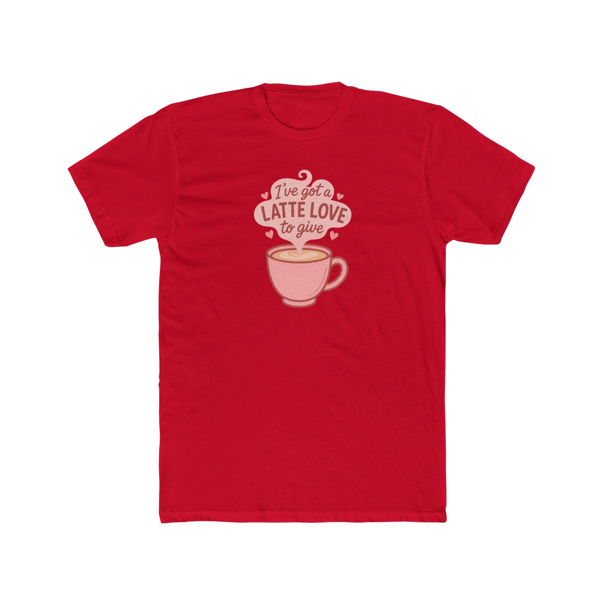Latte Love Tee – "I've Got a Latte Love to Give" Cute Coffee Graphic T-Shirt
