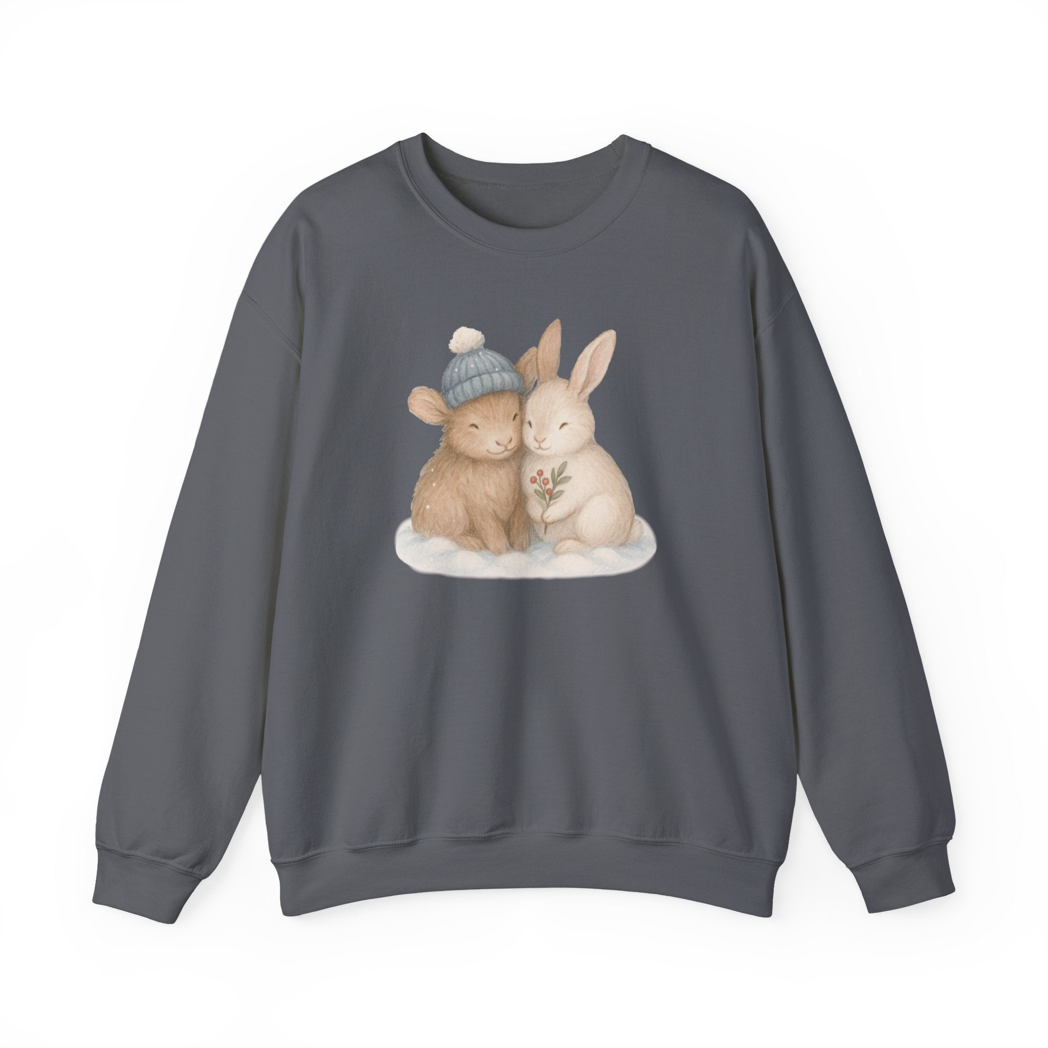 Cozy Woodland Bunnies Sweatshirt