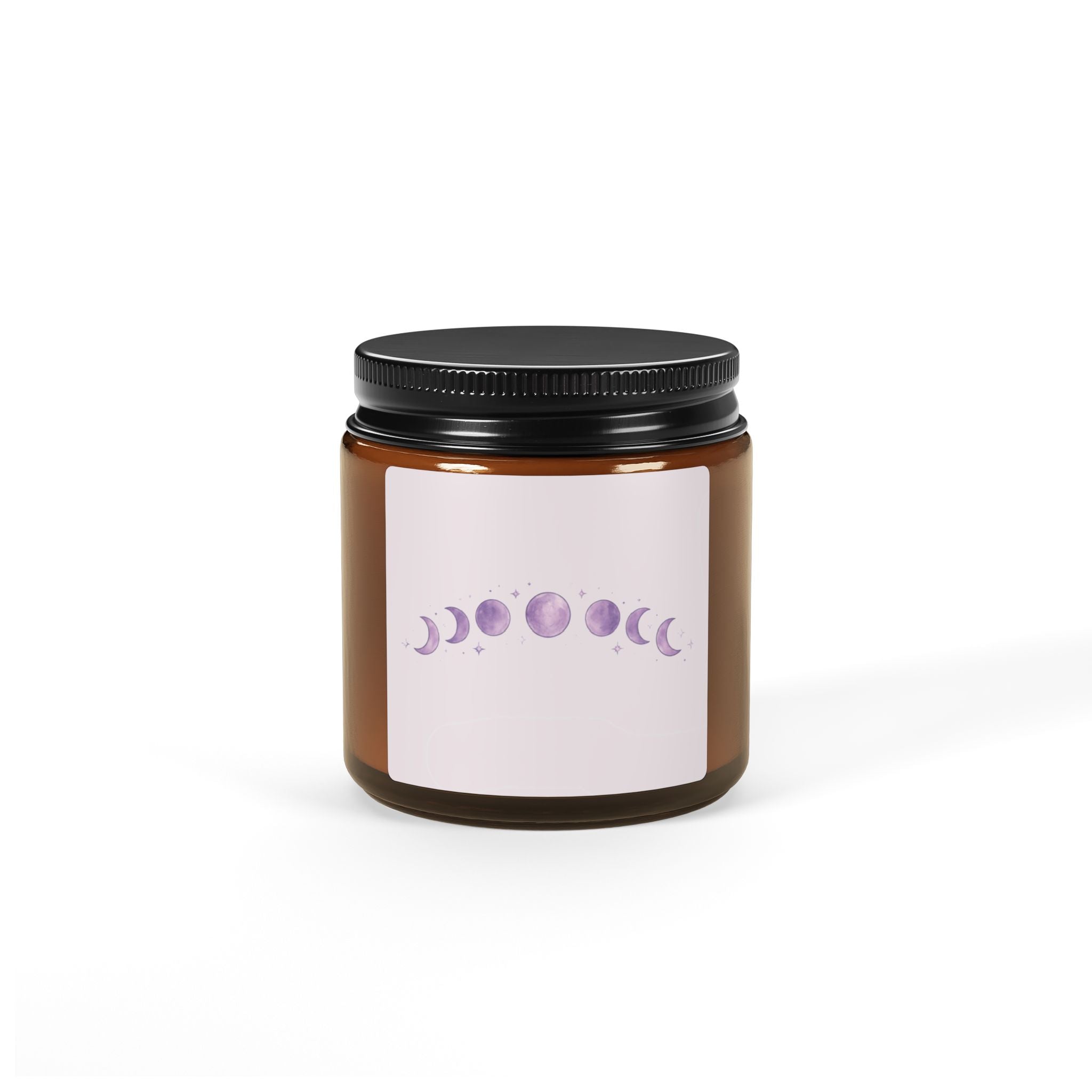 Moon Soy Candle — Amber Jar Aromatherapy Candle