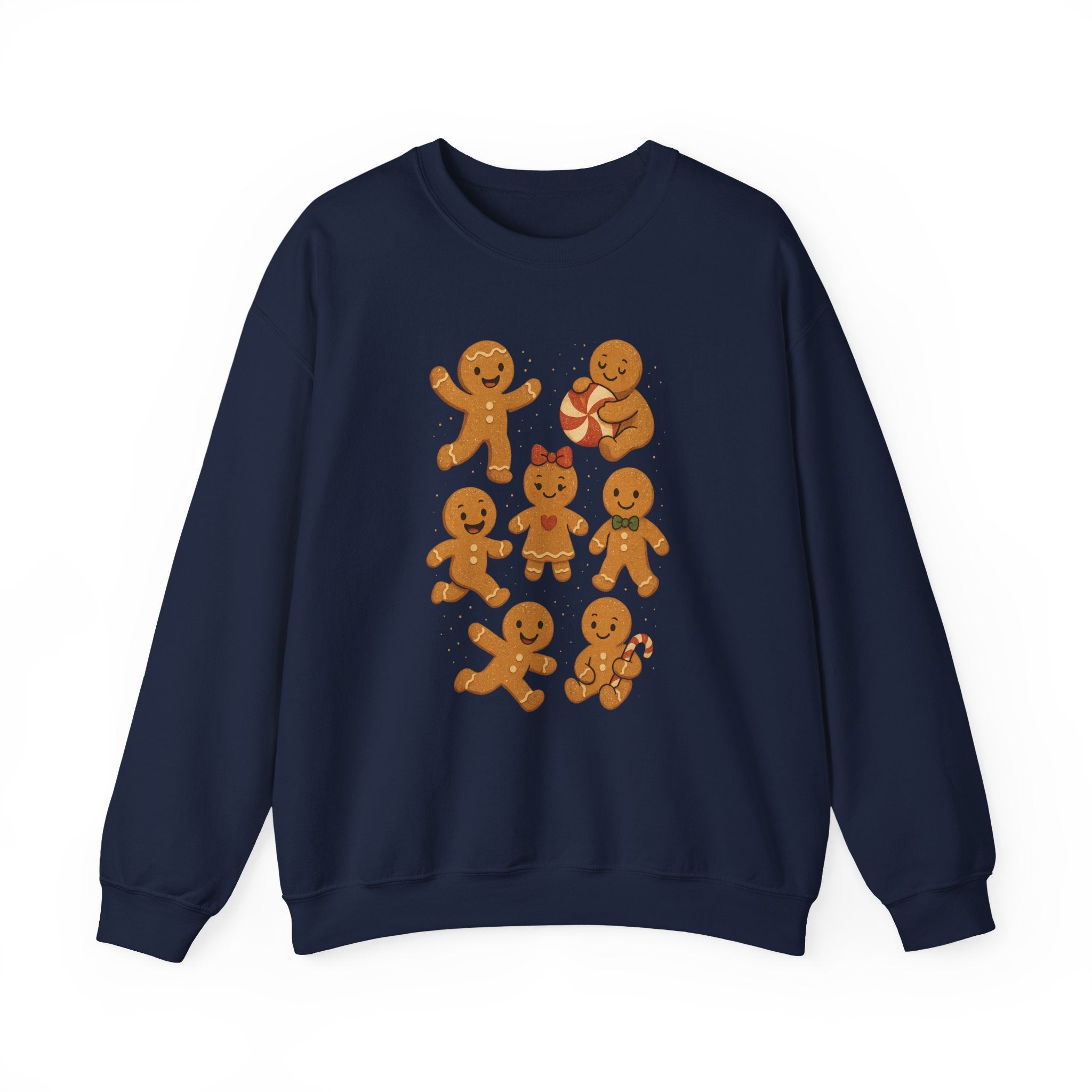 Gingerbread Crewneck Sweatshirt — Cute Holiday Cookie Family Design