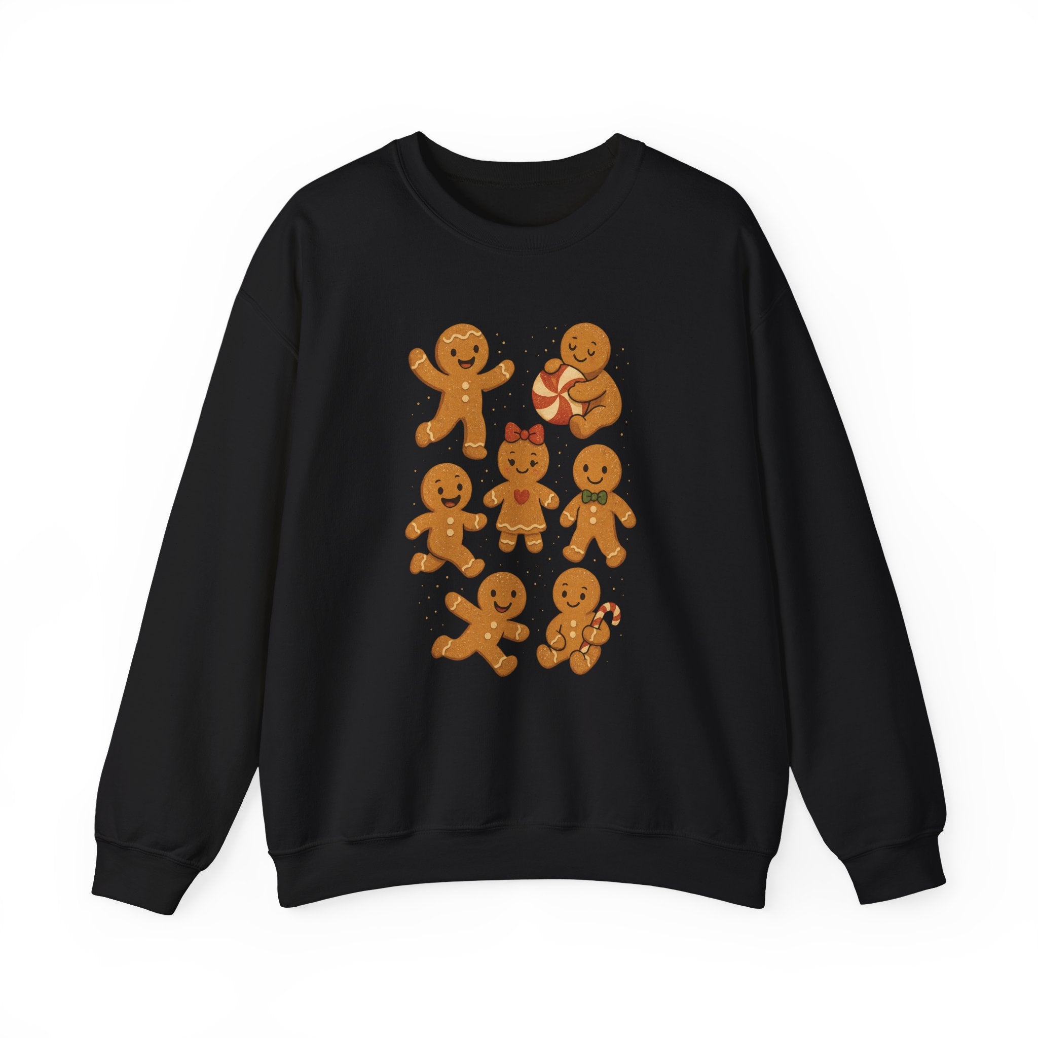 Gingerbread Crewneck Sweatshirt — Cute Holiday Cookie Family Design
