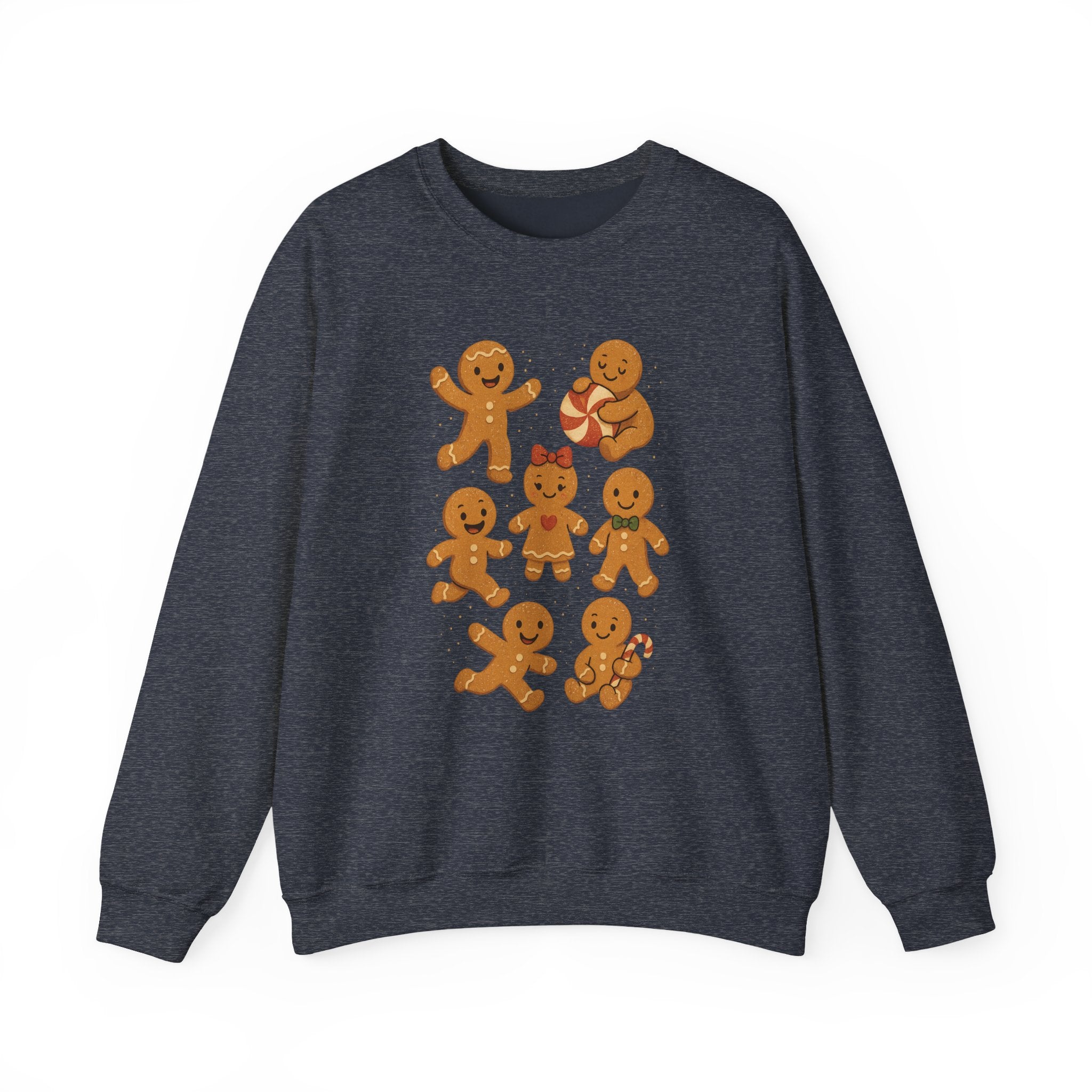 Gingerbread Crewneck Sweatshirt — Cute Holiday Cookie Family Design