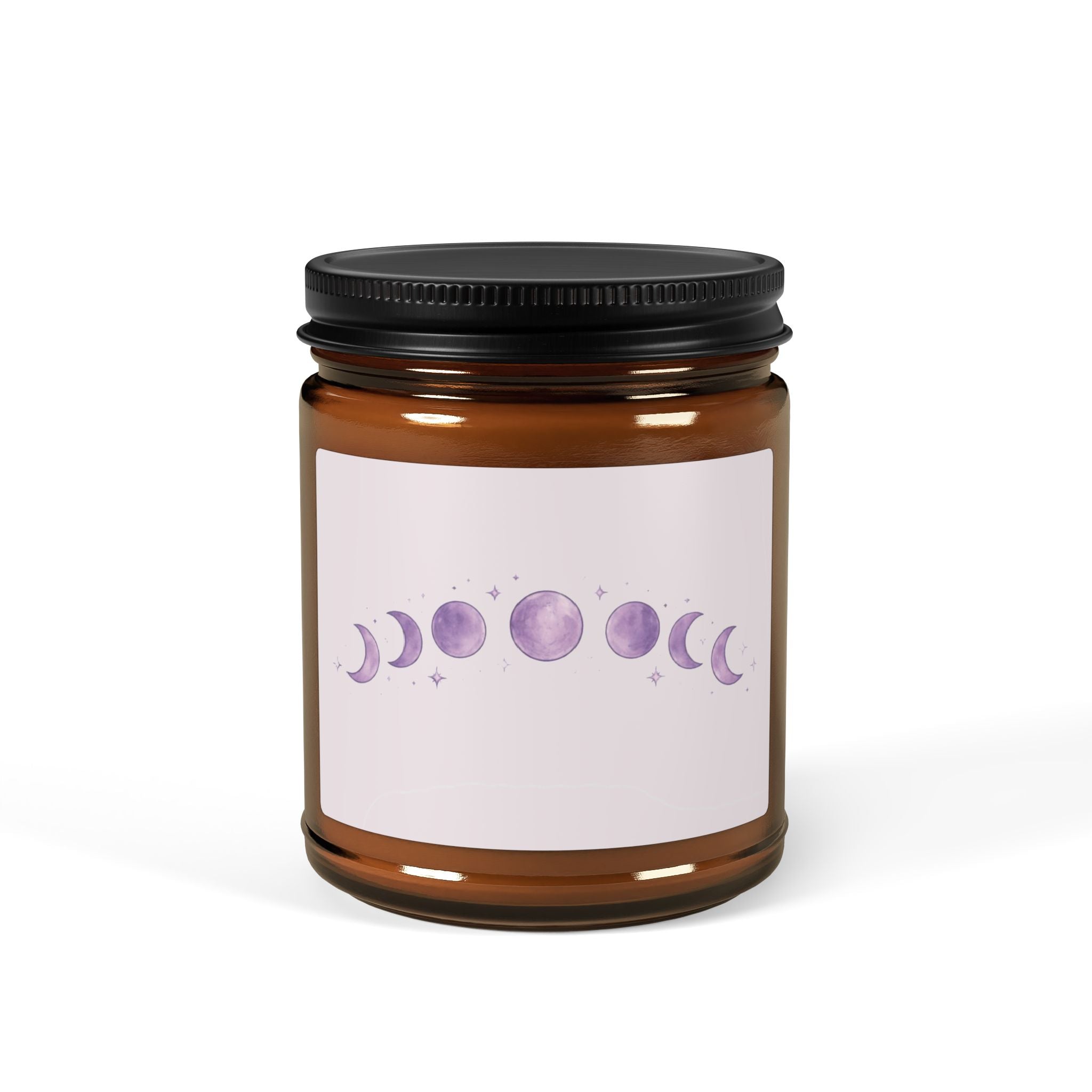 Moon Soy Candle — Amber Jar Aromatherapy Candle