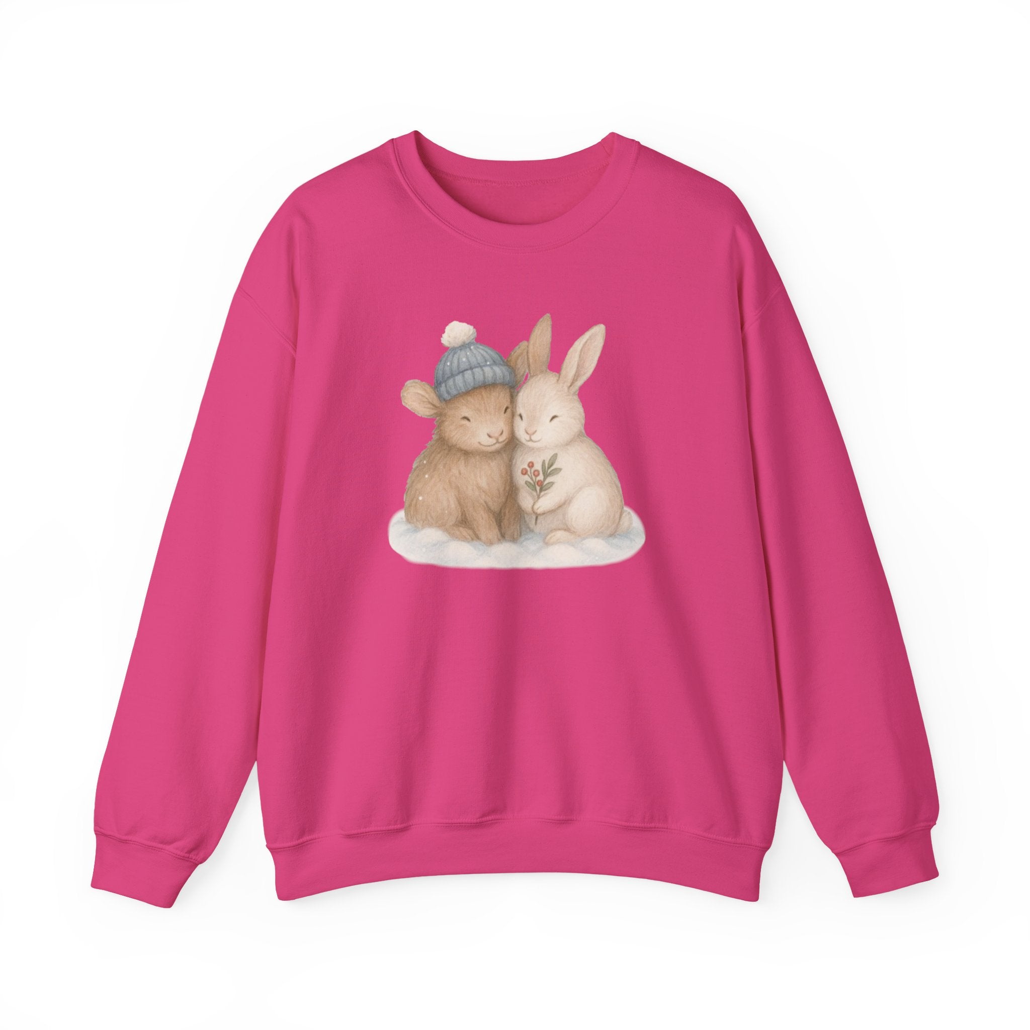 Cozy Woodland Bunnies Sweatshirt